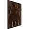 Ekena Millwork 19 5/8in. W x 19 5/8in. H Modern Square EnduraWall Decorative 3D Wall Panel Covers 2.67 Sq. Ft. WP20X20MSAMB - alternate 3